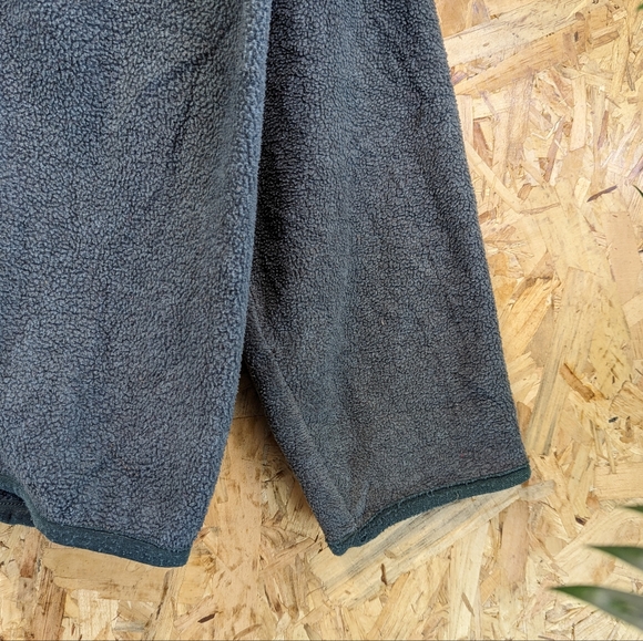 Patagonia Grey Purple Synchilla Snap-T Fleece Pocket Pullover Y2K Men's Medium - Picture 5 of 7